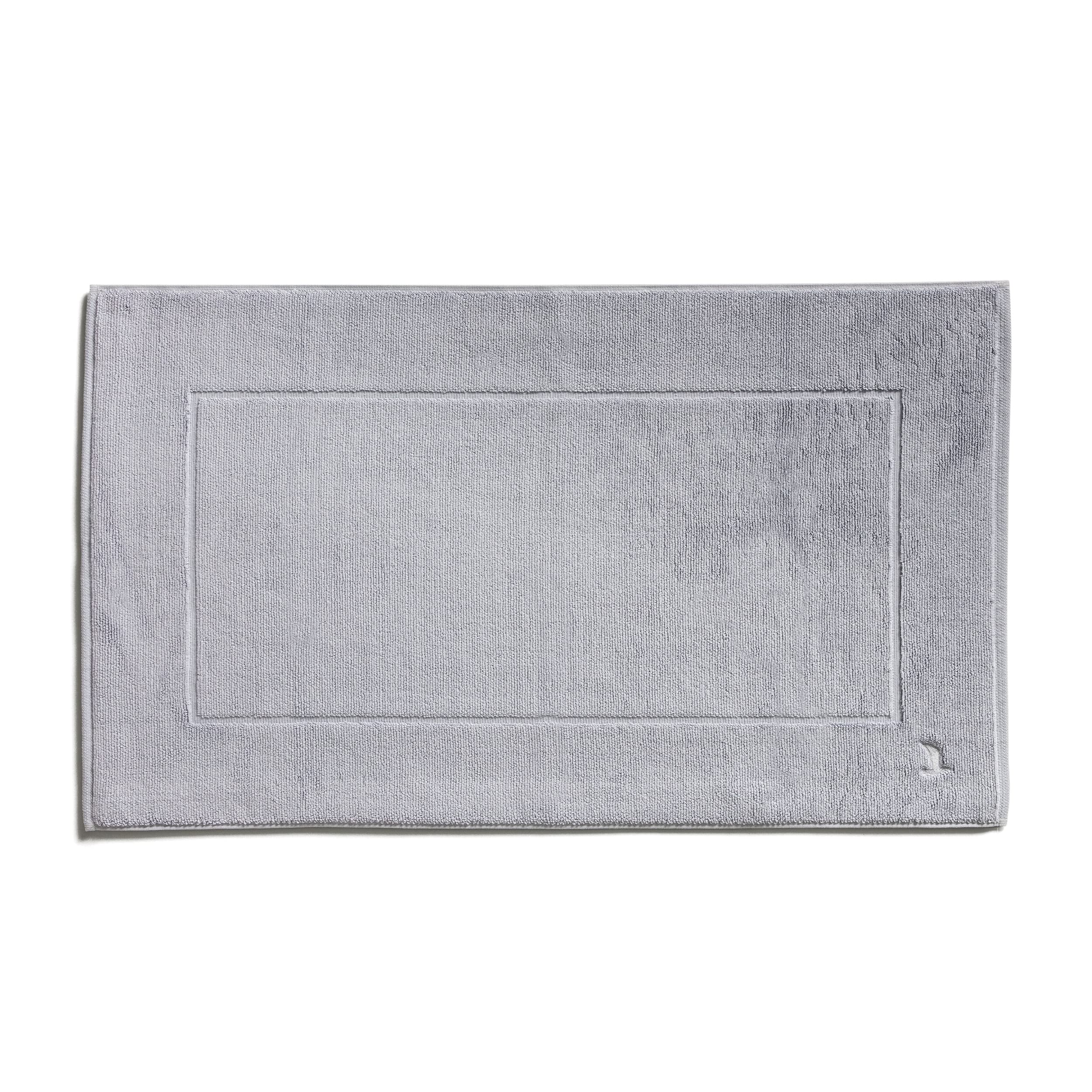 Möve Superwuschel bath mat 60 x 100 cm made of 100% cotton, silver