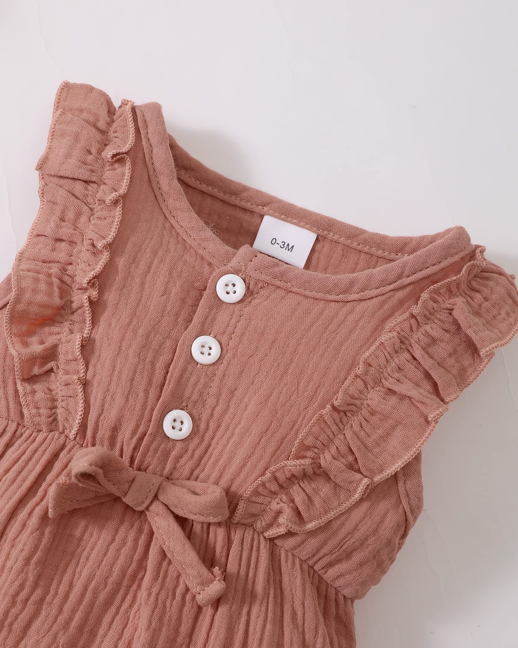 Renotemy Newborn Infant Baby Girl Clothes Rompers Summer Jumpsuits Short Sleeve Romper Infant Baby Clothes Girl