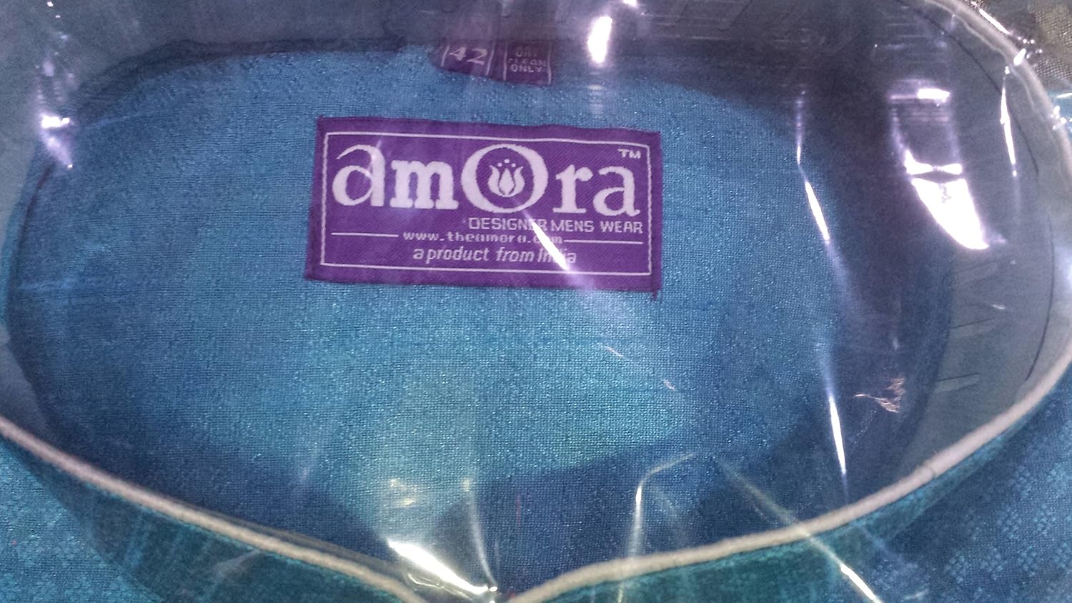 amora men's blended silk indo-western sherwani with churidar