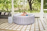 Lay-Z-Spa Cancun Hot Tub 120 AirJet Rattan 2-4 Person Inflatable Spa view 2
