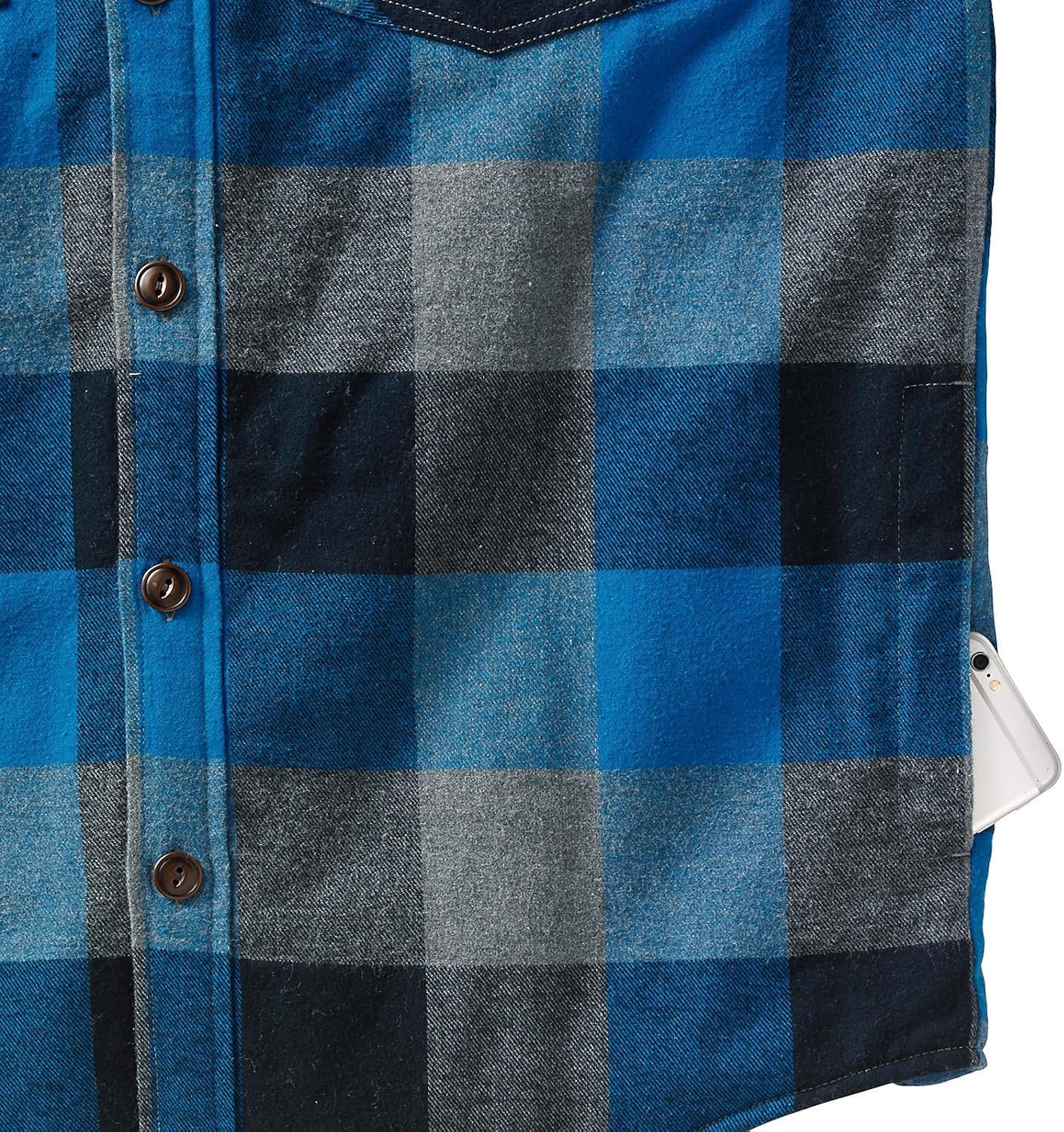 Legendary Whitetails Men's Woodsman Heavyweight Quilted Flannel Shirt Jacket: Clothing