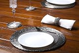Penguin Home Handcrafted Glass Beaded Placemats Coasters Napkin Rings Set 18 view 5