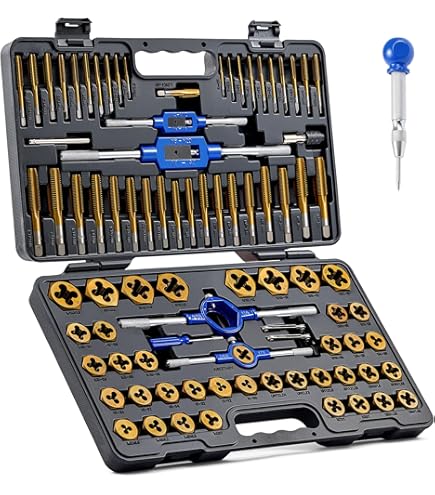 Fairmount Tools 110 Piece Tap and Die Set - Metric and Standard in