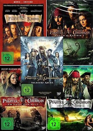 Fluch Der Karibik 1 5 Pirates Of The Caribbean Collection 5 Dvd
