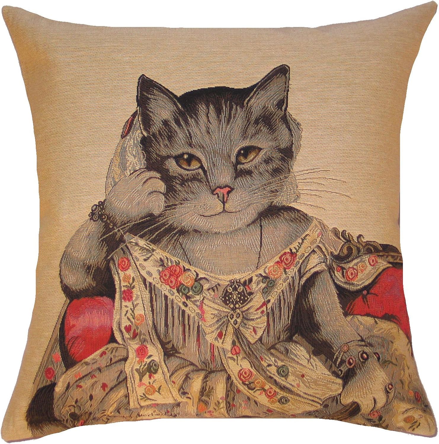 Napravi Rs Sequoia Susan Herbert Lady Ann Cat Coussin Tapisserie Belge Coussins Et Accessoires Decoration De La Maison