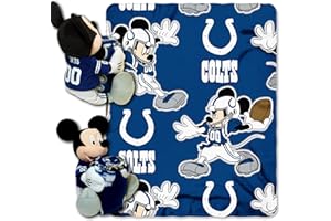 NFL Mickey Mouse Pillow with Fleece Throw Blanket Set
