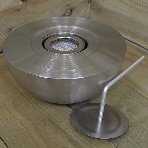 Li Lo Leisure 25cm Wide Half Ball Stainless Steel Ethanol Outdoor