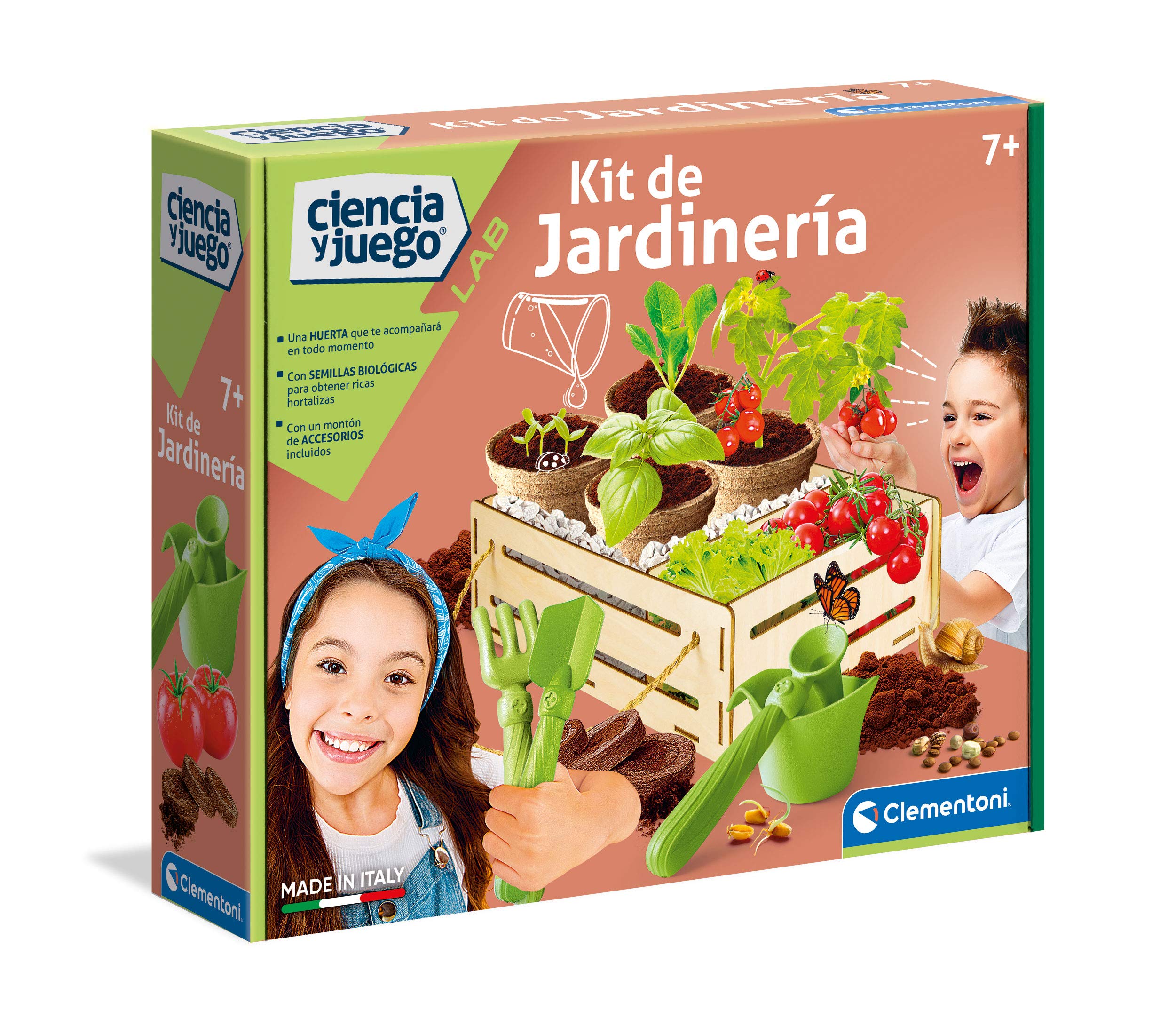 Clementoni - Gardening Kit - Scientific Game from 7 years, toy in Spanish (55393)