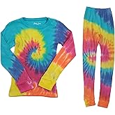 Just Love Girls Tie Dye Two Piece Thermal Underwear Set
