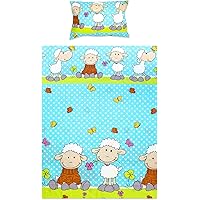 blue cot bed duvet cover