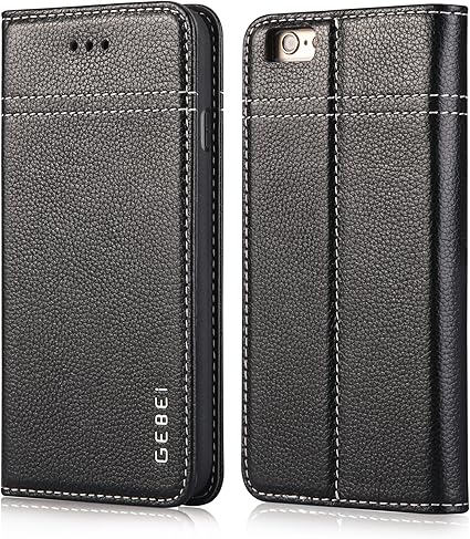 Amazon Co Jp 販売記念価格限定100個 Iphone 6ケース Iphone 6sケース Popo Warp 高級 本革 牛革 手帳型ケース スマホケース手帳 二つ折り 財布型ケース 手作り マグネット付き カード収納ホルダー 横開き スタンド付き 保護カバー 超薄型 ブラック Iphone6s