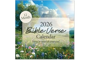 HANNAH FAITH 2026 Christian Wall Calendar | Monthly Bible Verse Wall Calendar, Reflective Scripture Verses to Nourish Your Soul and Invigorate Your Faith, All Bible Quotes are From the NIV Bible