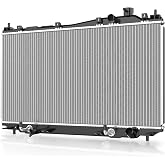 AUTOSAVER88 Radiator Compatible with 2001-2005 Civic 1.7L L4, CU2354 | Fit for Acura EL 2001-2005, ENG D17A1/A2/A6/A7, 19010-PLM-A01, 19010-PLM-A51, 19010-PMM-A51, 19010-PMM-A52, A/T &amp; M/T