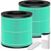 MJ003HD Pet Care Replacement Filter Compatible with POMORON MJ003HD Air Purifier, 4-Stage Filtration, MJ003HD-RF (2 Pack)