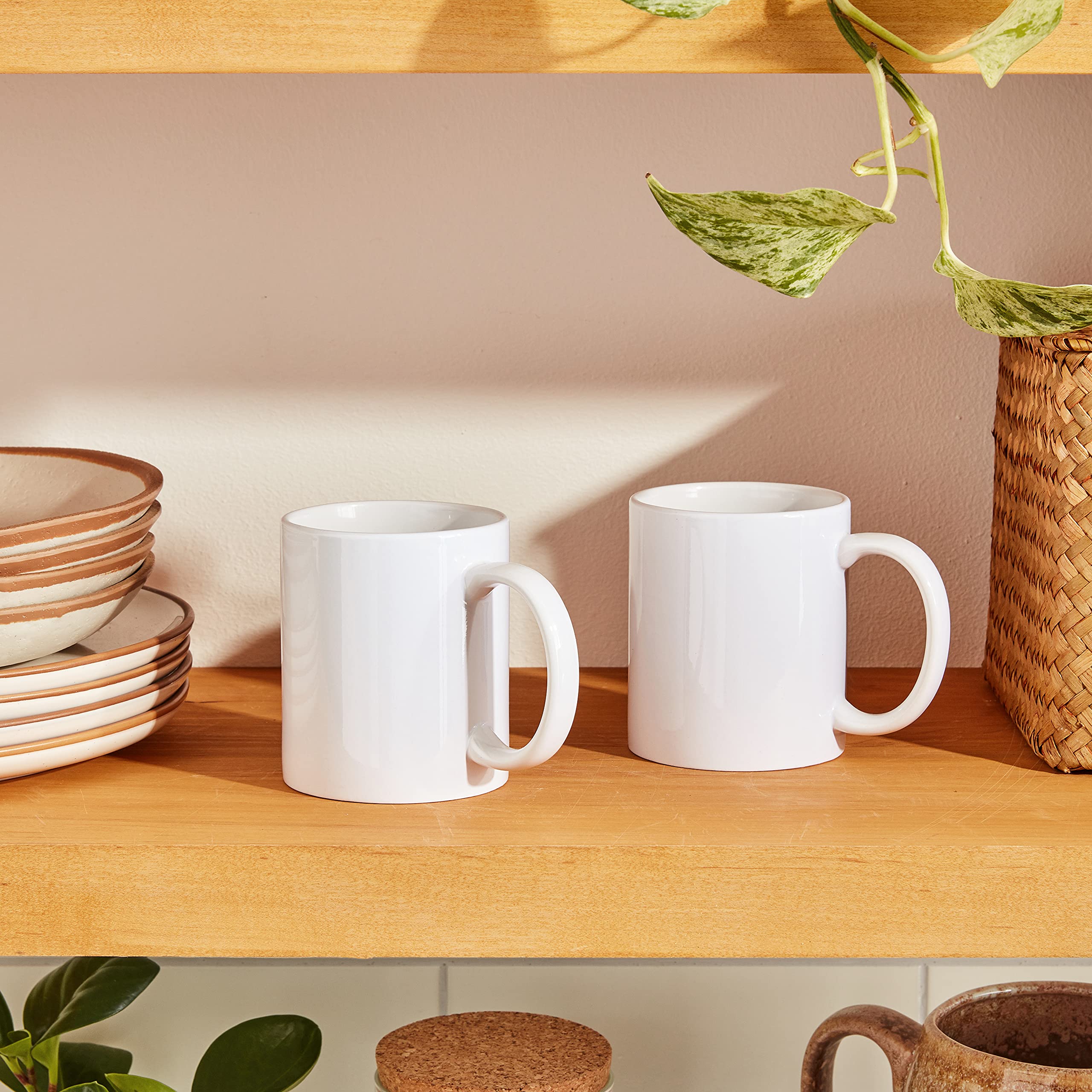 Cricut Ceramic Mug Blank, White - 12 oz/340 ml (2 ct)