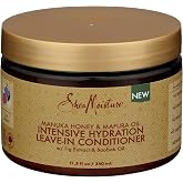 SheaMoisture Intensive Hydration Leave-in Conditioner for Curly Hair Manuka Honey and Mafura Oil Hair Conditioner to Strengthen and Restore Hair 11.5 oz