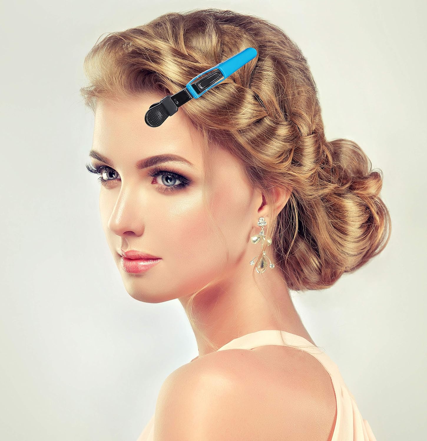 Hair Clips for Women by HH&LL – Wide Teeth & Double-Hinged Design – Alligator Styling Sectioning Clips of Professional Hair Salon Quality - 10Pack (Mixing) : Beauty