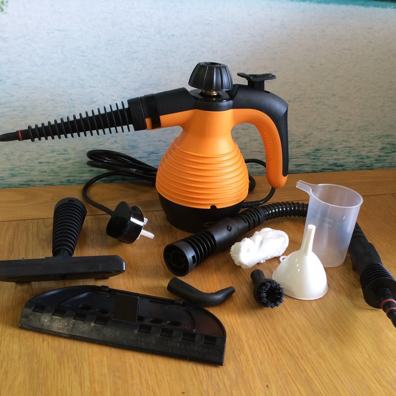 MarkUK Electric Handheld Steam Cleaner Portable Hand Held Powerful