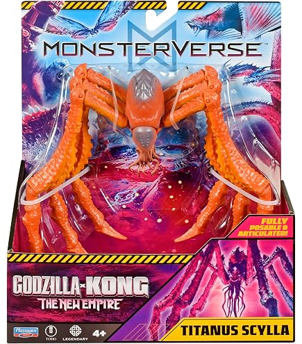 Amazon.com: LEBOO Hiya Toys Godzila x Kong: The New Empire: Scylla