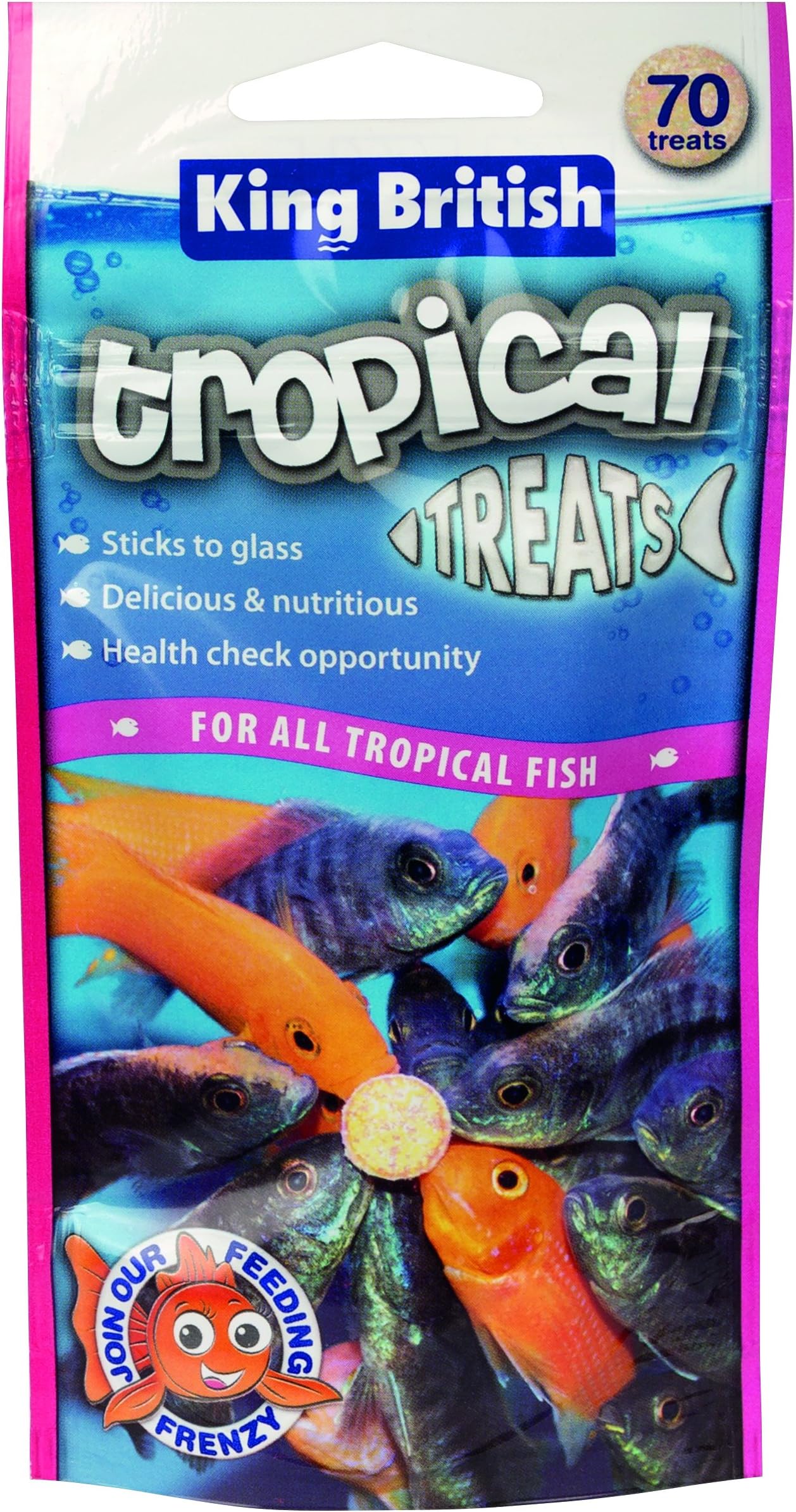 King BritishTropical Fish Treats, 40g