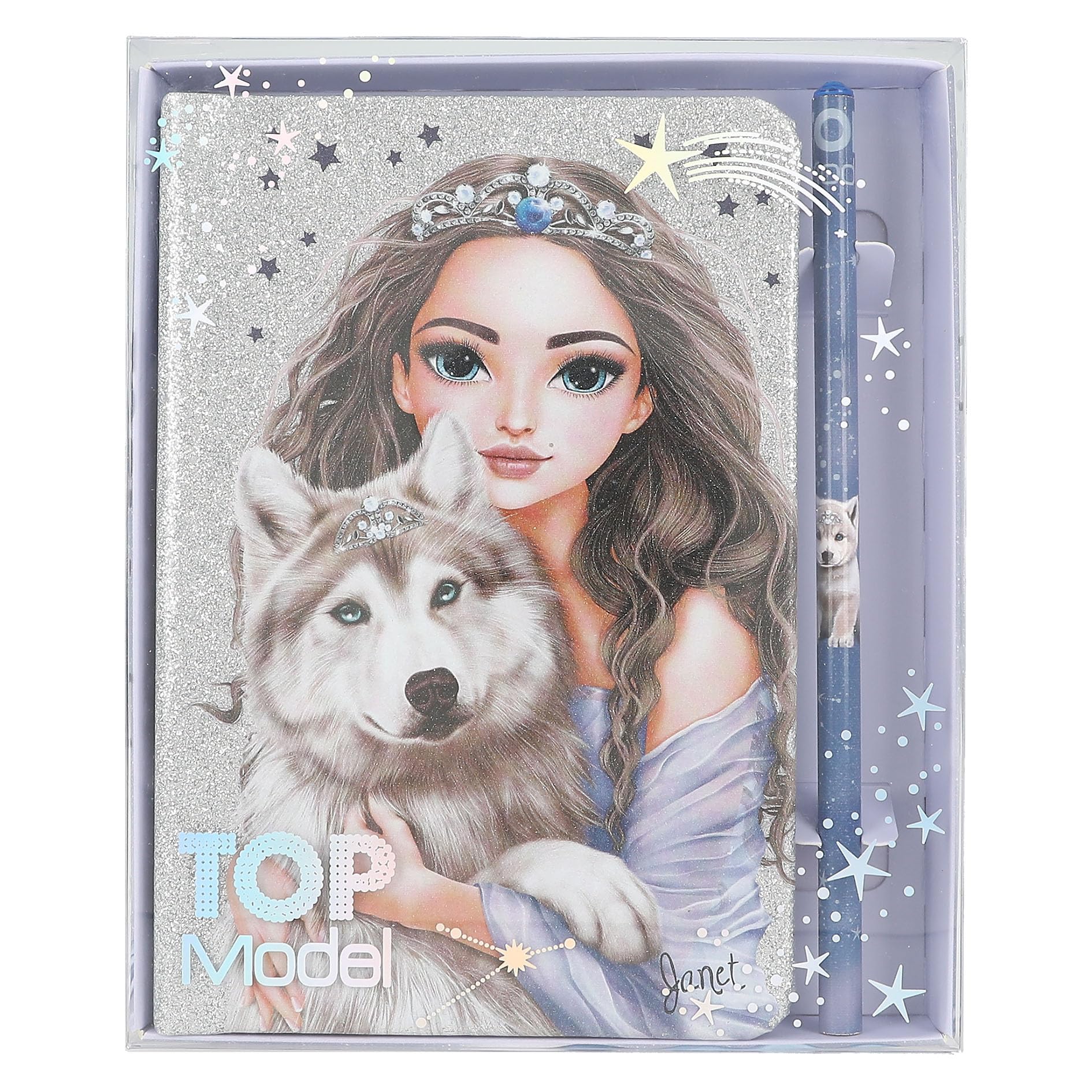 Depesche 13176 TOPModel notebook/pencil WOLF