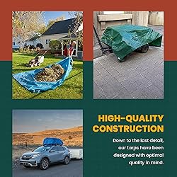 Tarp Cover White Heavy Duty 20 Mill Thick