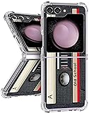Petonist for Z Flip 5 Case Retro Cassette Tape