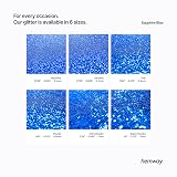 Hemway Sapphire Blue Glitter Shaker 130g Fine Resin Epoxy Craft Flake view 3