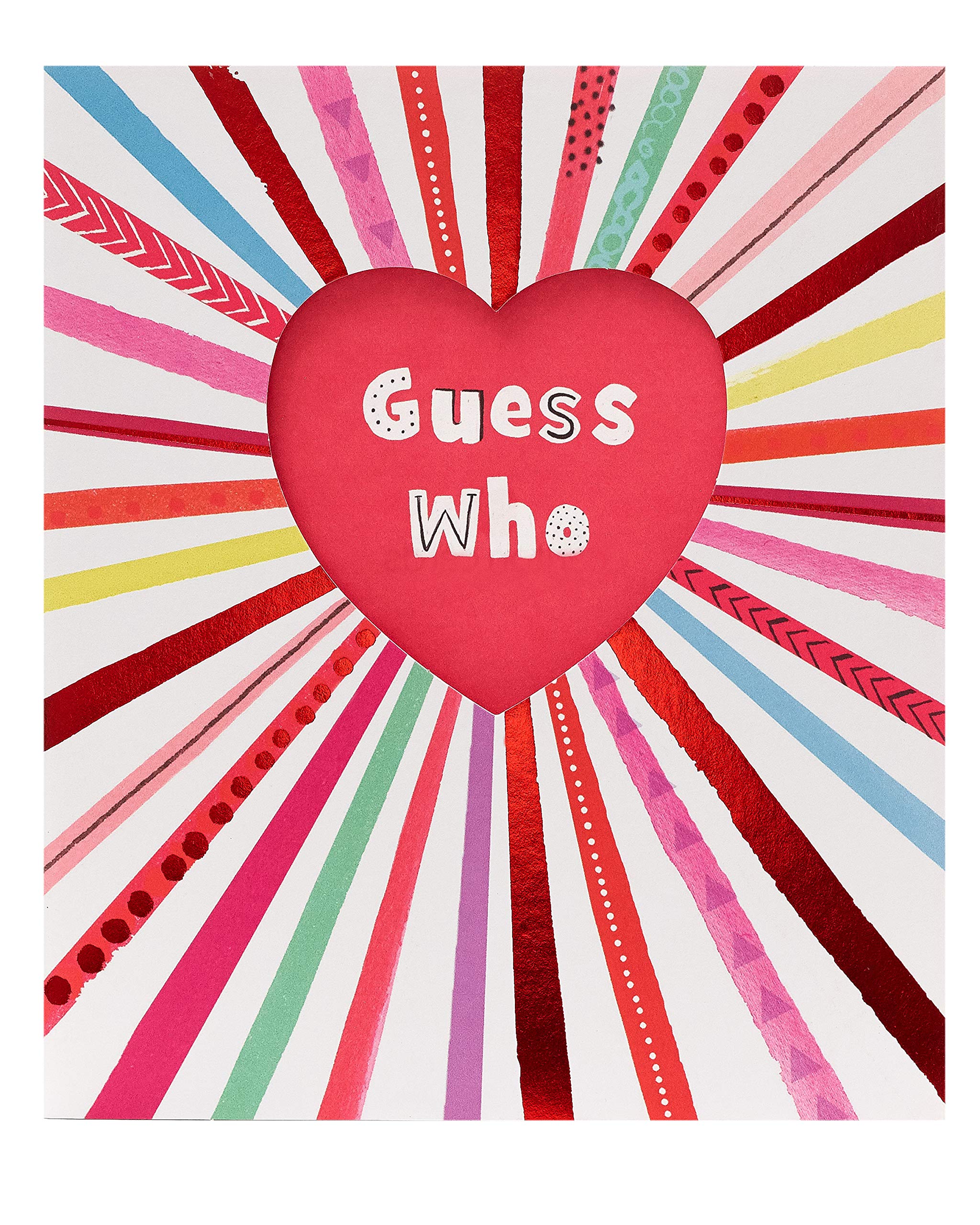 Guess Who Fancies You? Valentine's Day Greeting Card Valentines Cards