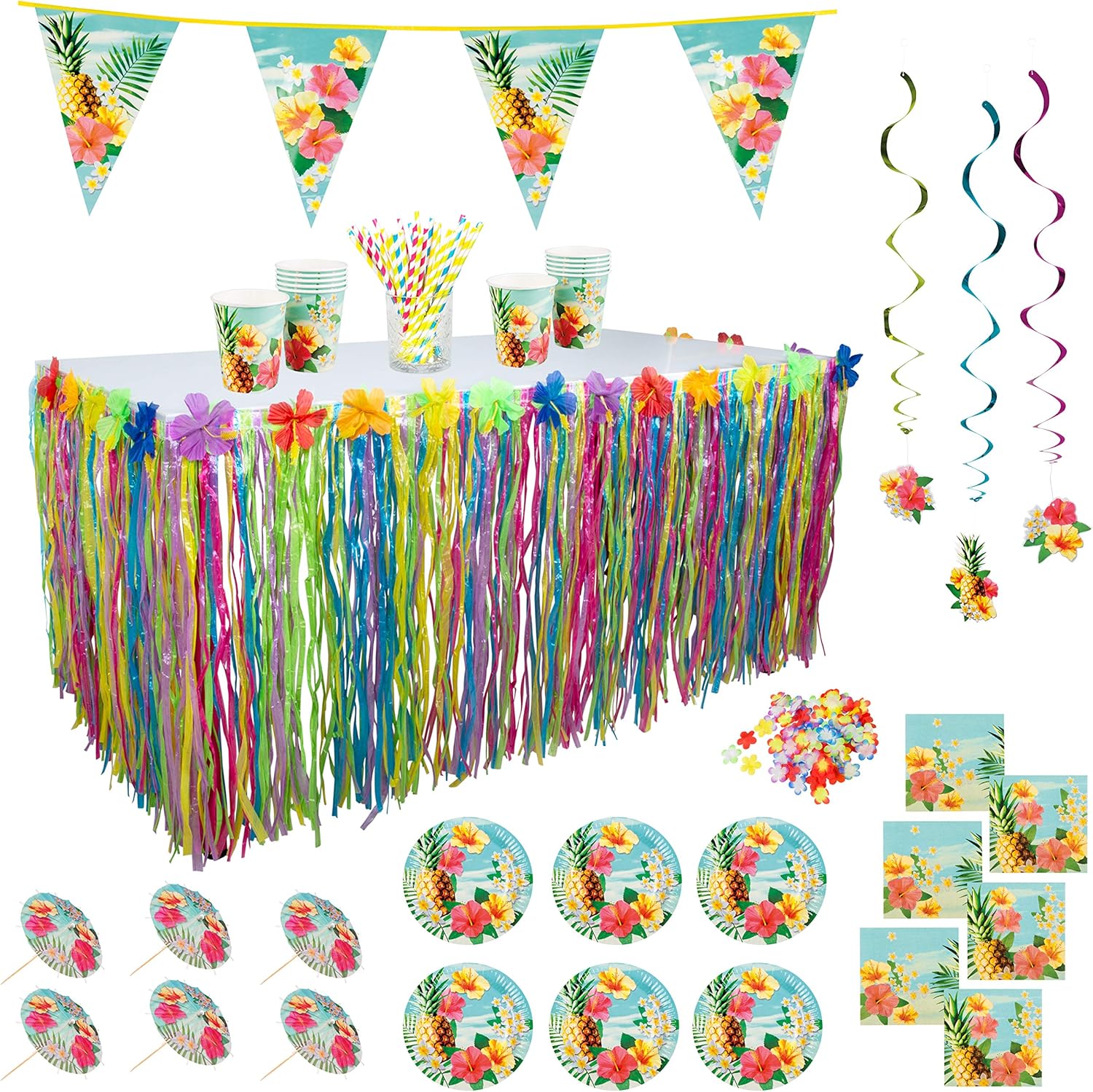 Download Decorations pour la table beach party For Free