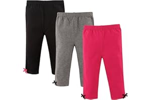 Hudson Baby Baby Girls' Cotton Pants and Leggings
