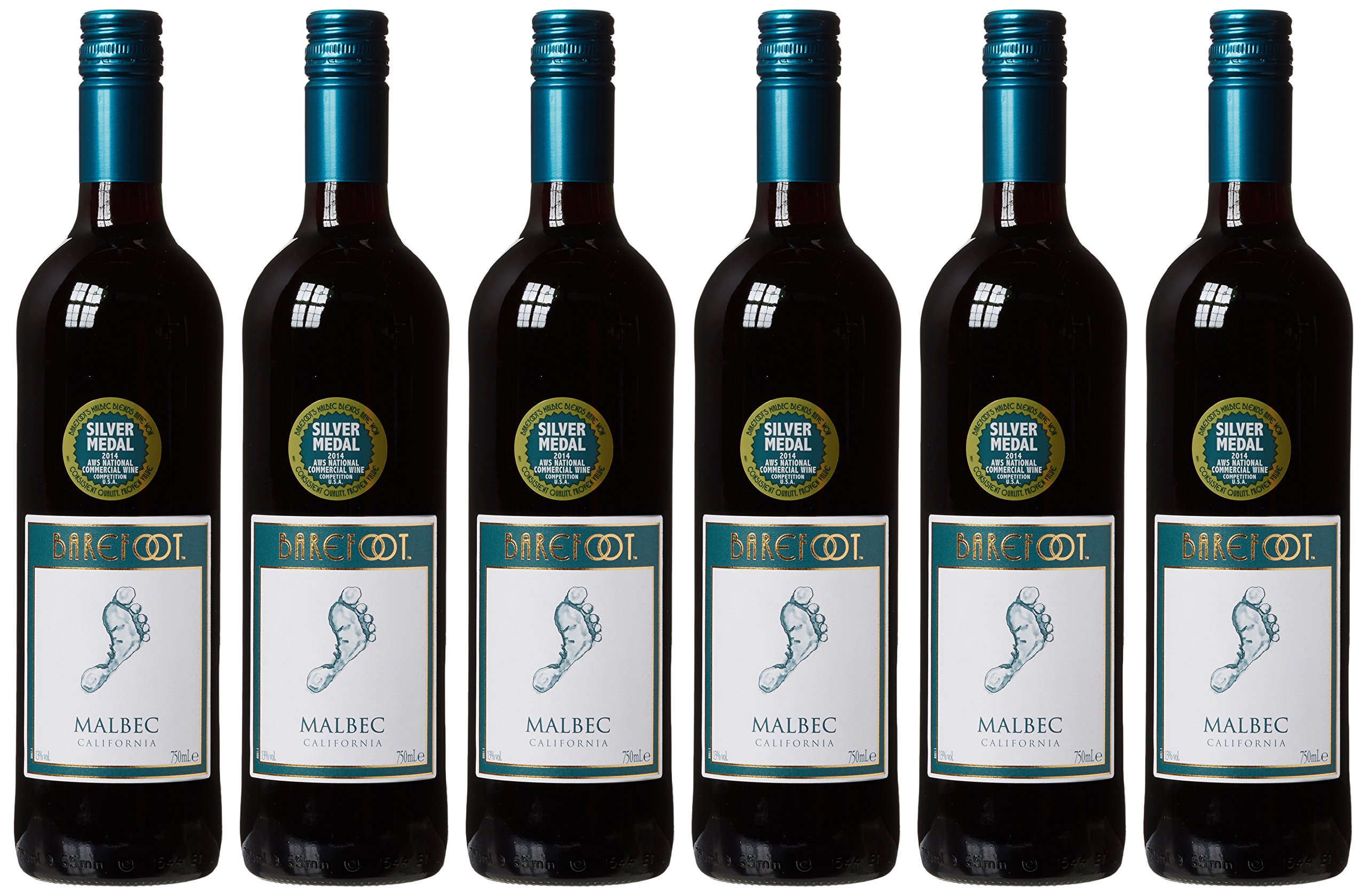 Barefoot Cellars Malbec California Red Wine, 75 cl (Case of 6)