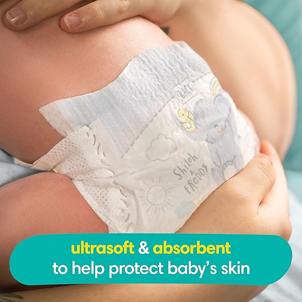 PAMPERS BABY DIAPERS – SWADDLERS – SIZE P1, 27 COUNT, ULTRA ABSORBENT DISPOSABLE PREEMIE DIAPER