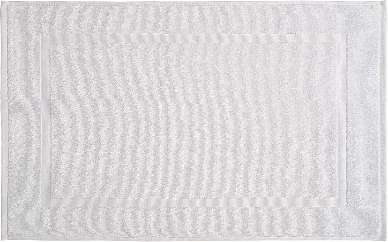 Haven Cotton 100% Premium Cotton Bath Mat Set - Pack of 6, 20 x 30 inches, 684 GSM, White: Home & Kitchen