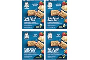 Gerber Graduates Cereal Bars STRAWBERRY BANANA - 5.5oz. (Pack of 4)