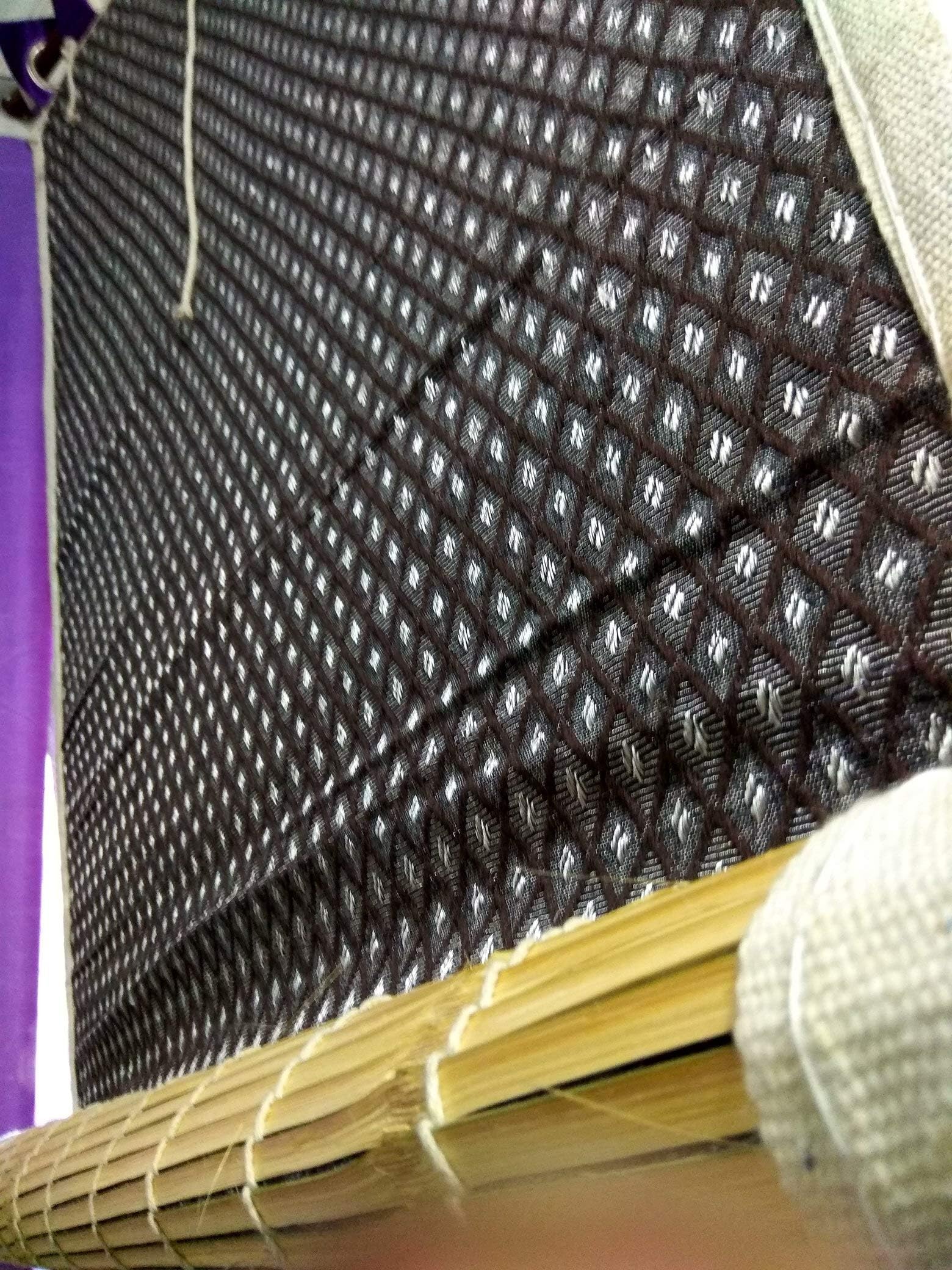TCLPVC Bamboo Curtain (3/5 Feet, Brown)