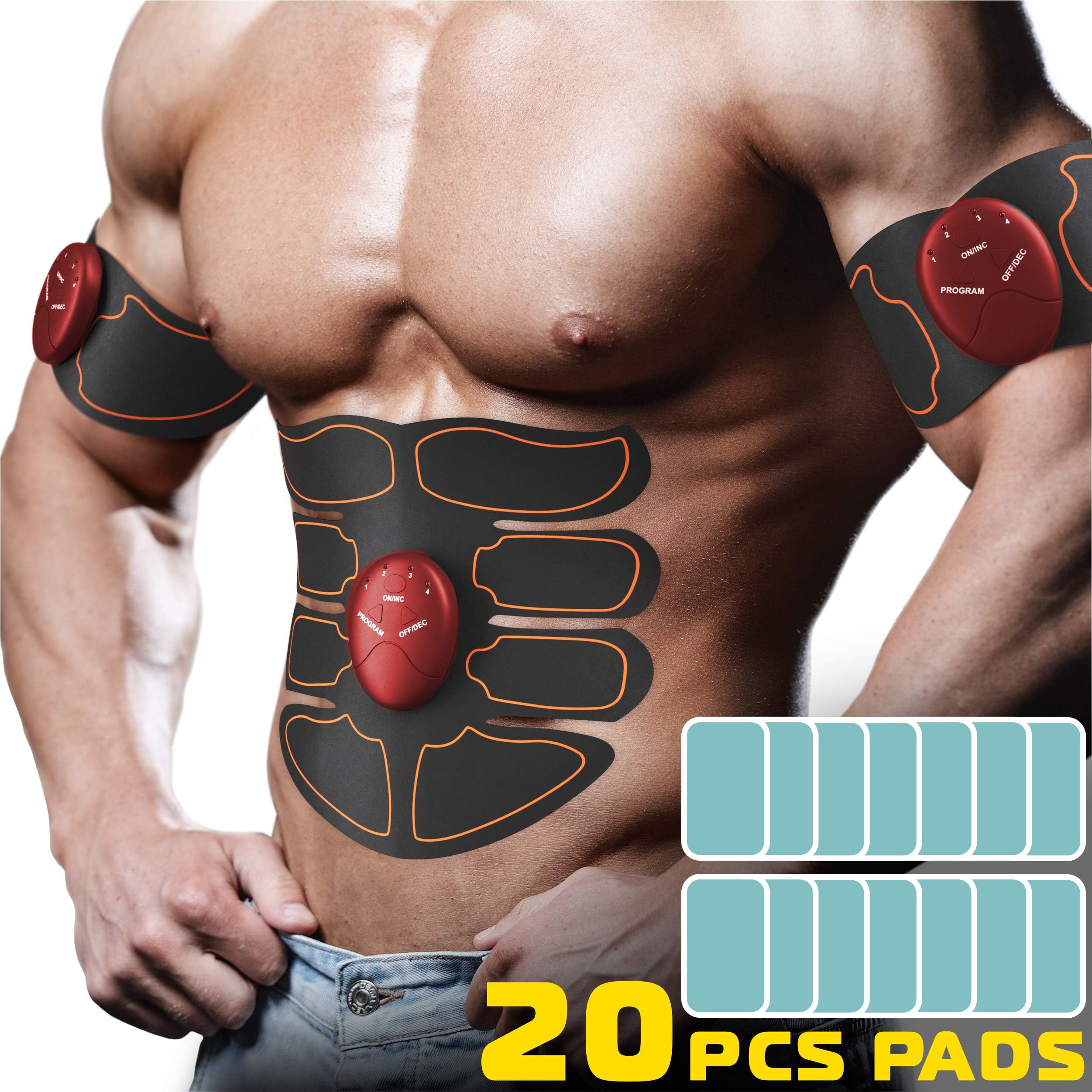 CHOICE REVOLUTION Abs Muscle Toner, Belt- Equipment Workout Abdominal Toner- Red