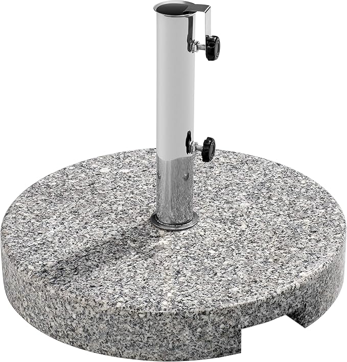 Schneider 86700 Round Granite Sun Parasol Base, 30 kg Amazon.co.uk