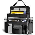 Elantrip Car Front Seat Organizer, Back Seat Storage with Adjustable Straps Truck Seat Organizers for Delivery Drive, Office File, Passenger Seat