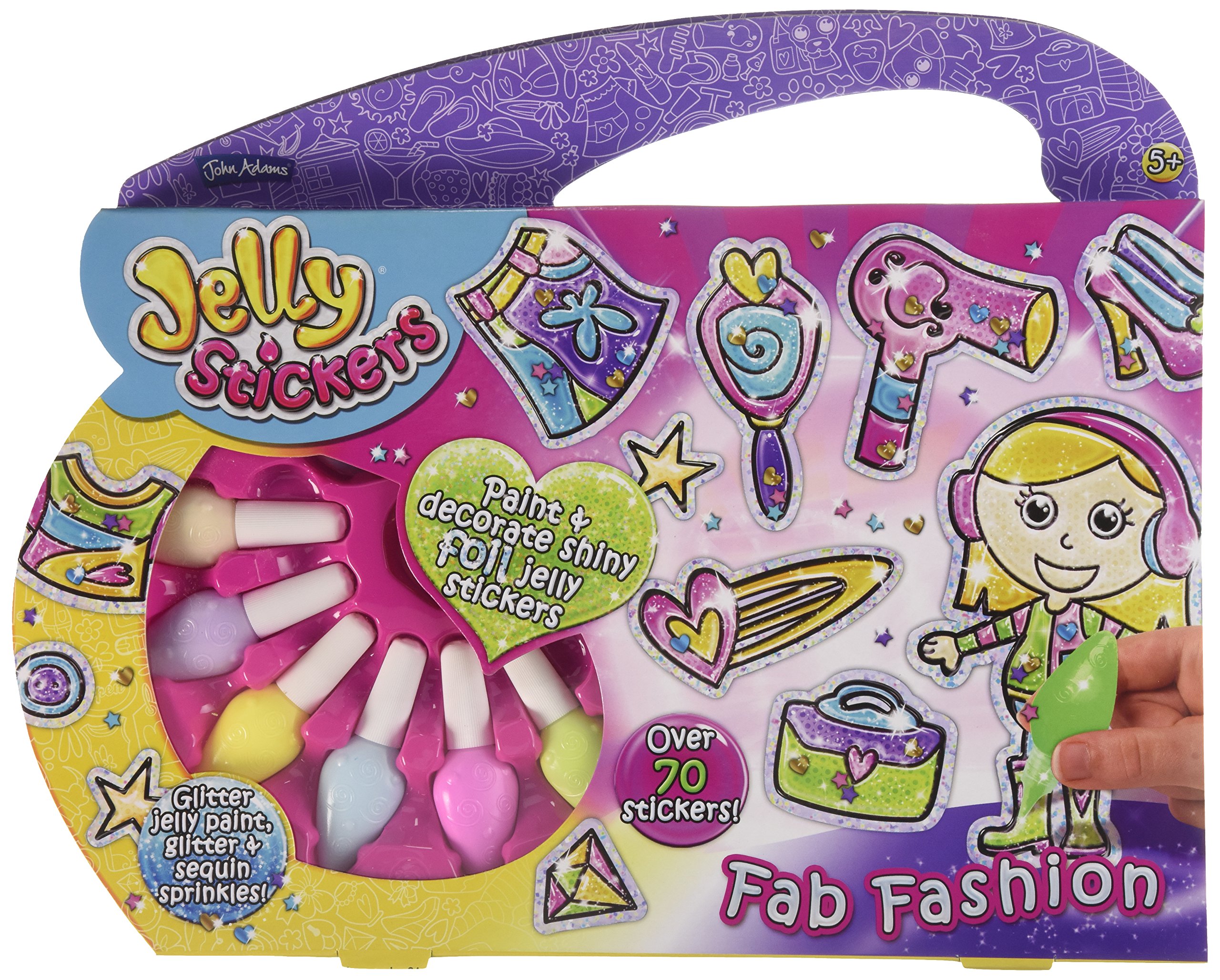 John Adams Fab Fashion Jelly Stickers Super Activity Set