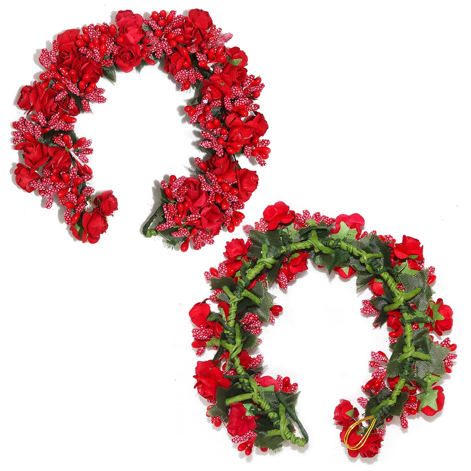 Buy Rapidsflow Artificial Flower Hair Gajra For Women Latest 360