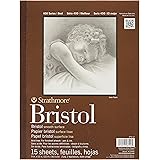 Strathmore 400 Series Bristol, 2-Ply Smooth, 9"X12" Tape Bound, 15 Sheets