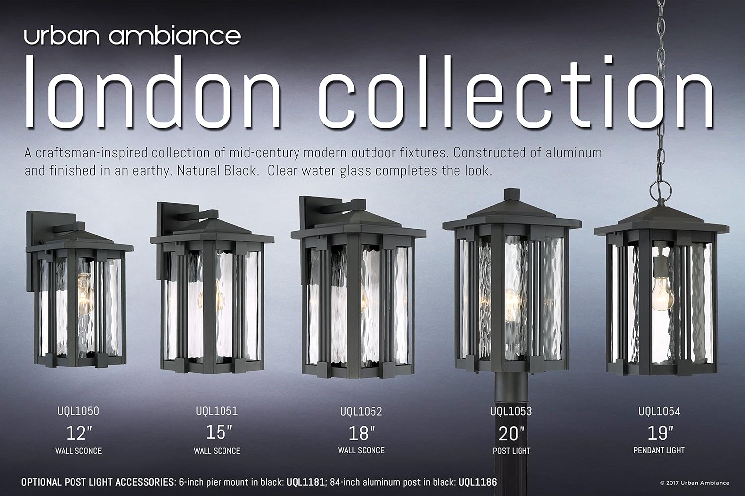 mid century modern outdoor pendant light