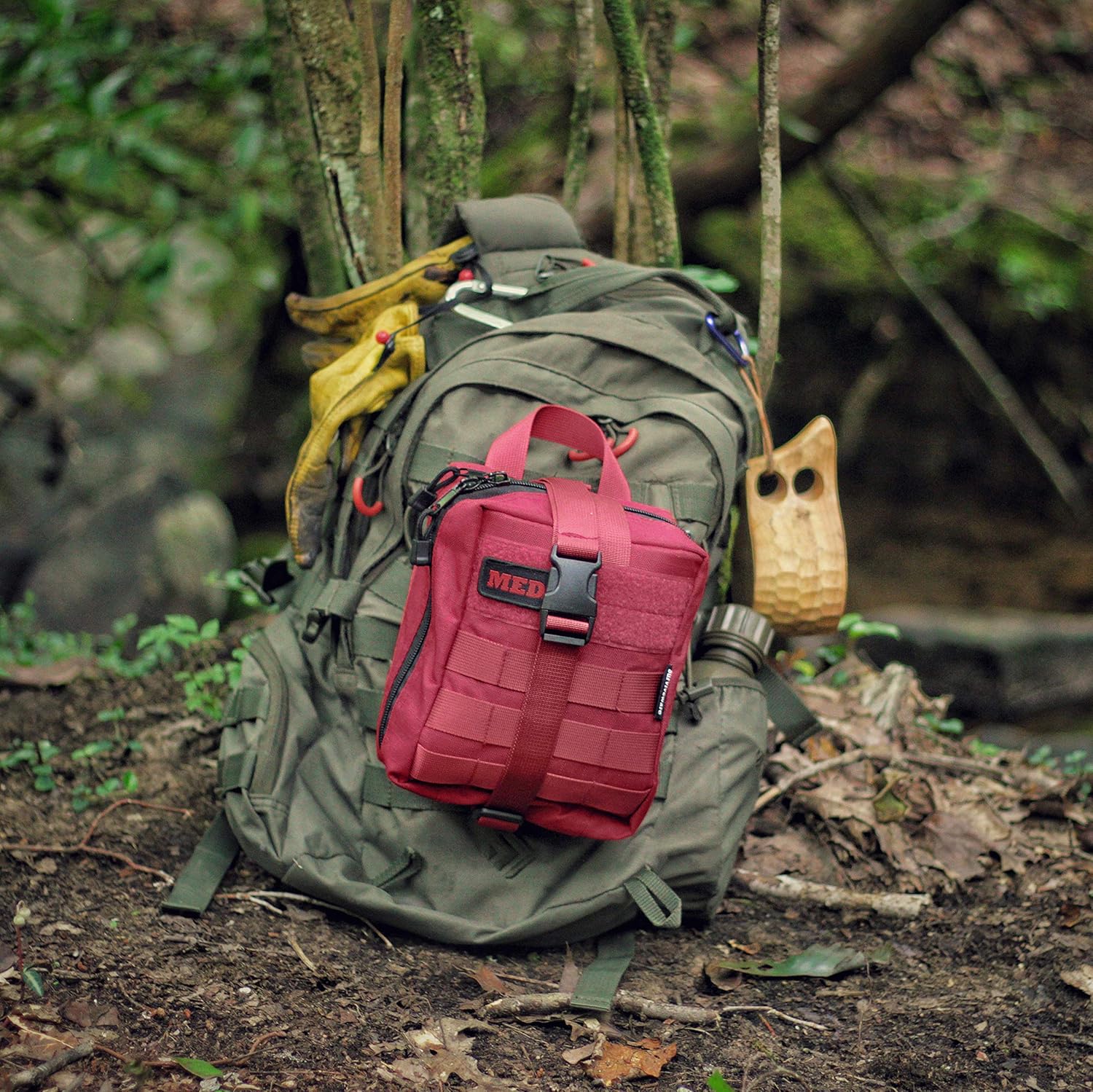 Surviveware Trauma First Aid Kit - IFAK Fully Stocked for Gunshot and Emergencies: Health & Personal Care