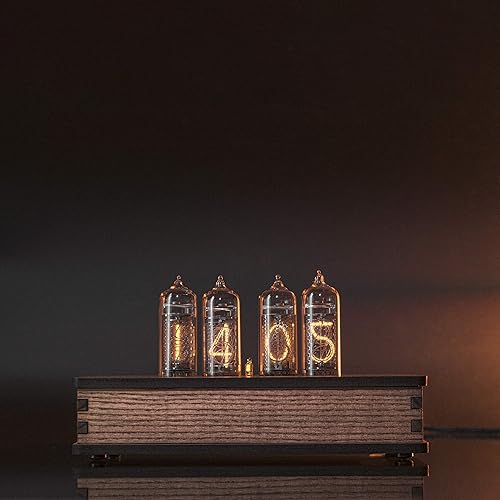 Amazon Com Nixie Tube Clock With Easy Replaceable In 14 Nixie Tubes Motion Sensor Visual Effects Perfect Gift Idea Handmade