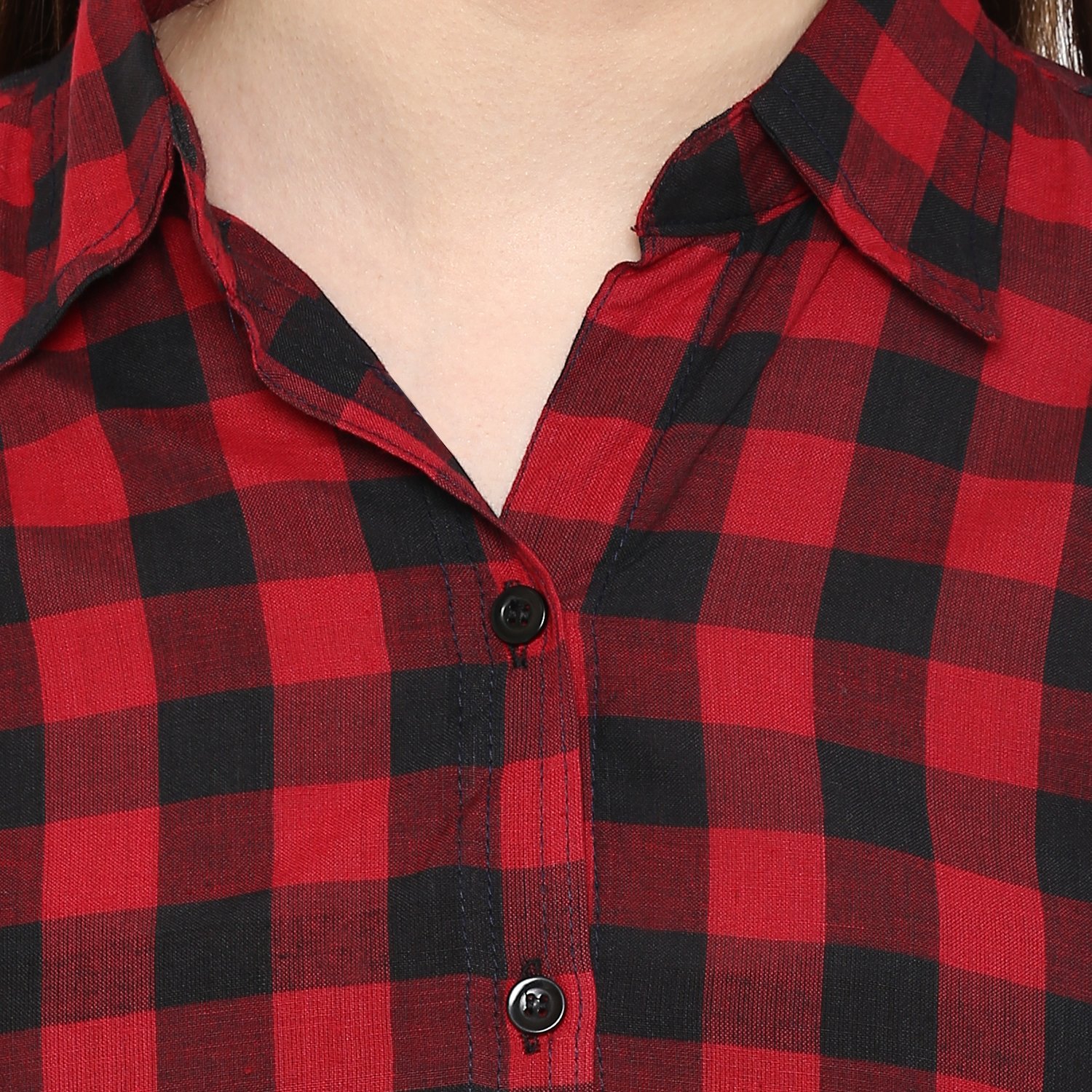 mayra women's cotton shirt (z1608t09552, red)