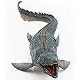 Gemini&Genius Mosasaurus Dinosaur Toy with Movable Jaw, Large Marine Realistically Dinosaur, Ocean Dino World Animal Figure Toy Gift and Party Supplie for Kids