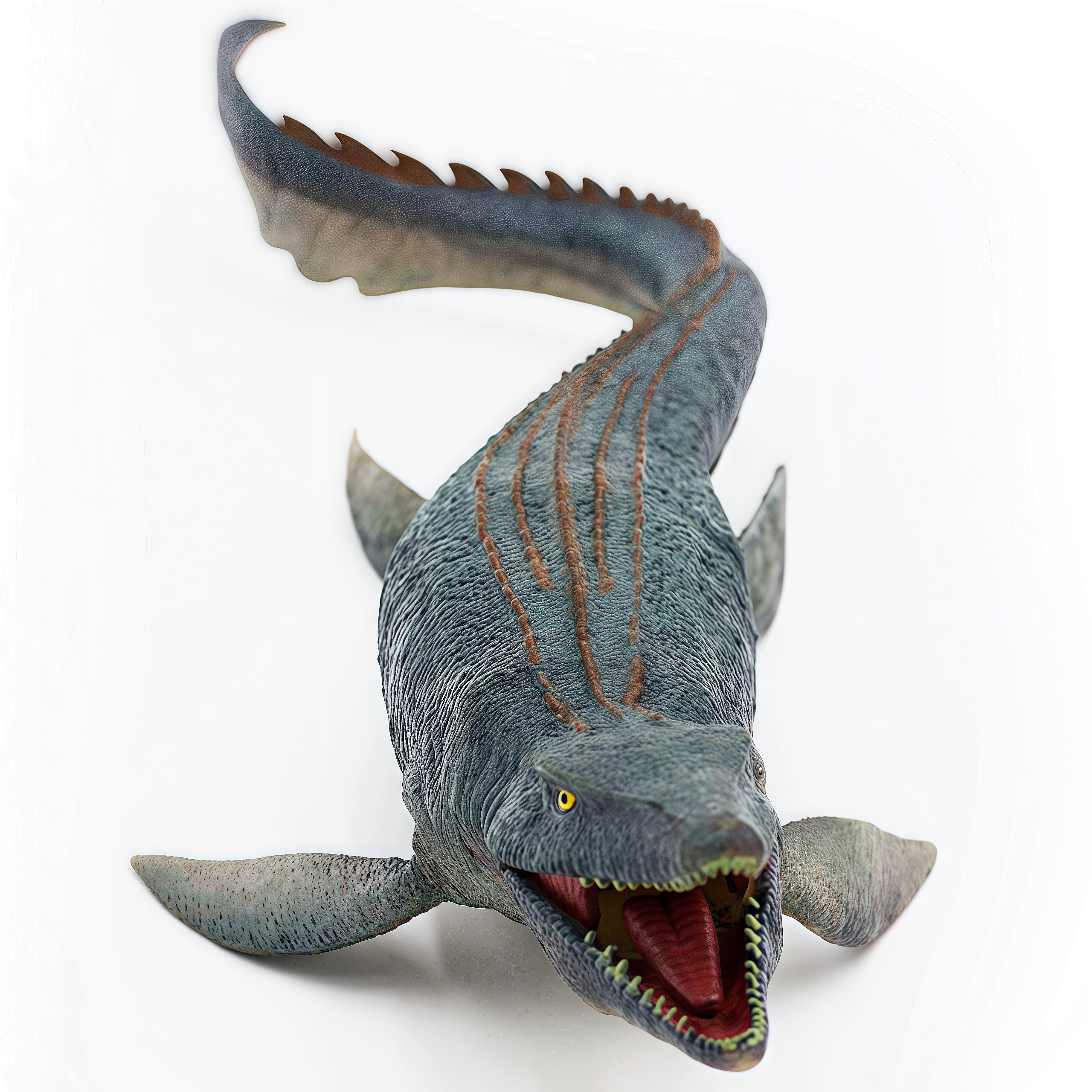 Photo 1 of Gemini&Genius Mosasaurus Dinosaur Toy with Movable Jaw, Large Marine Realistically Dinosaur, Ocean Dino World Animal Figure Toy Gift and Party Supplie for Kids
