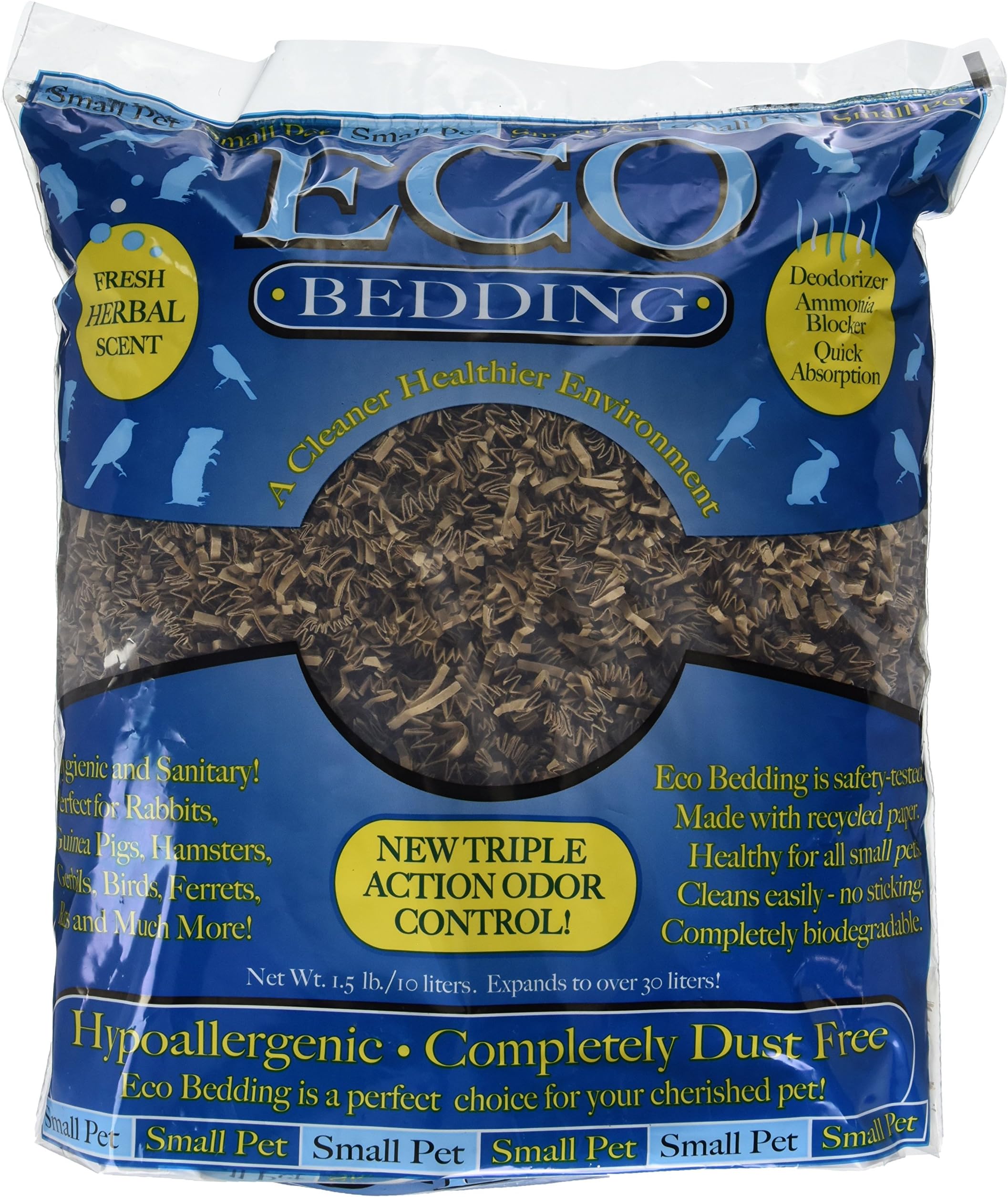 FiberCore Eco Bedding with Odor Control, 1.5 lb, Brown