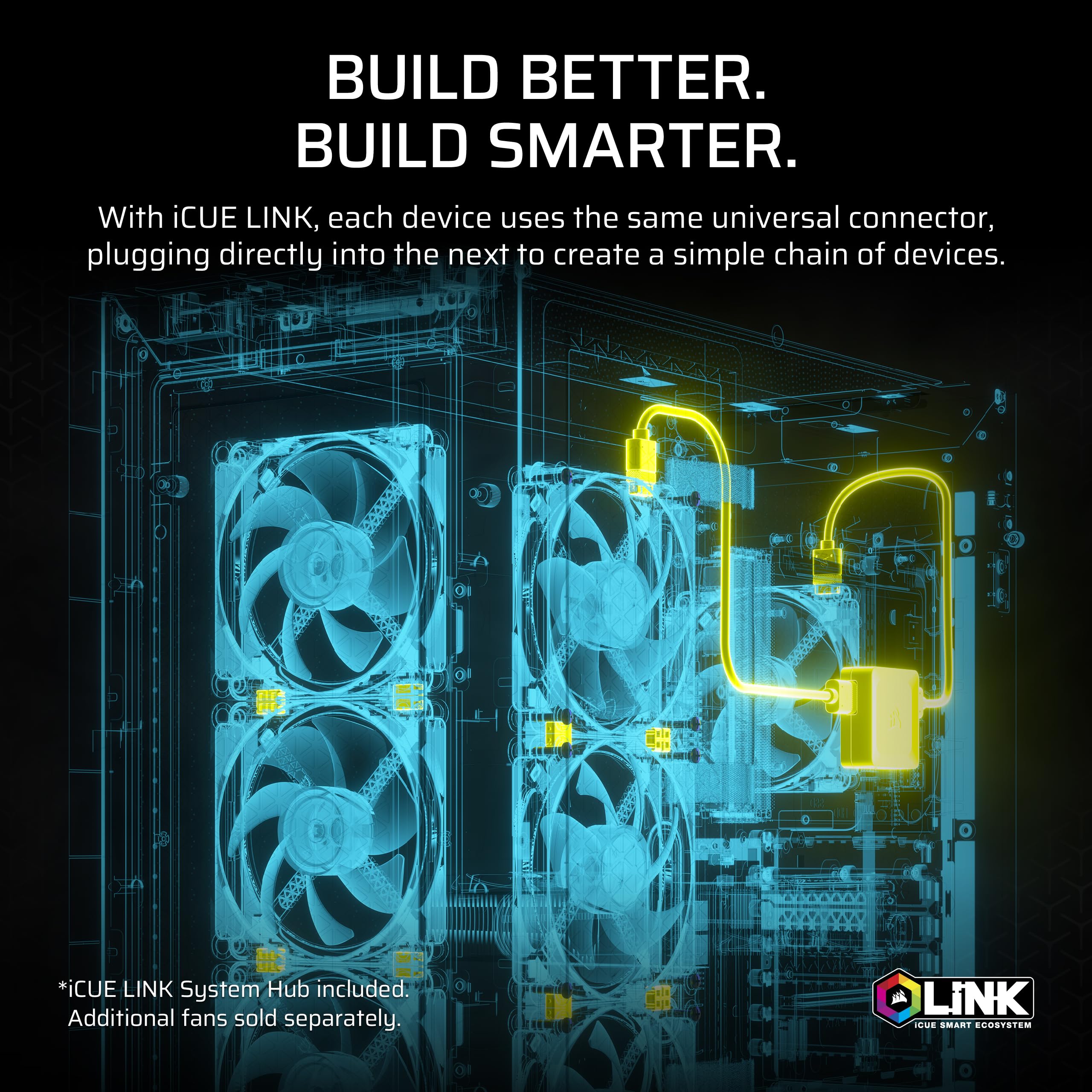 Corsair iCUE Link Titan 420 RX RGB Liquid CPU Cooler – 420mm AIO – Low-Noise – FlowDrive Cooling Engine – Intel LGA 1851/1700, AMD AM5/AM4 – 3X RX140 RGB Fans – iCUE Link System Hub Included – Black